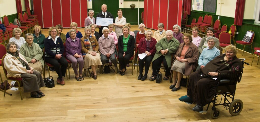 Female group in Victoria Hall, Llanwrtyd Wells